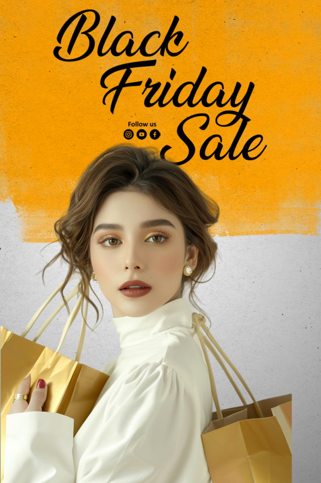 Black Friday Sale Poster 2024 psd