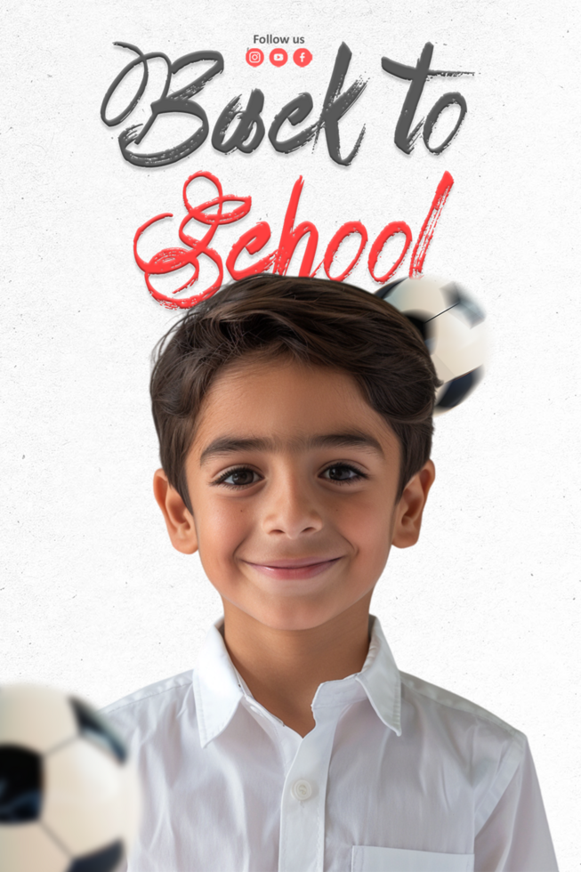 Primary school admission open flyer design psd