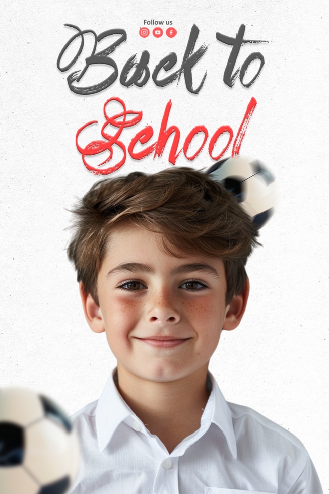 Back To School Flyer Template psd