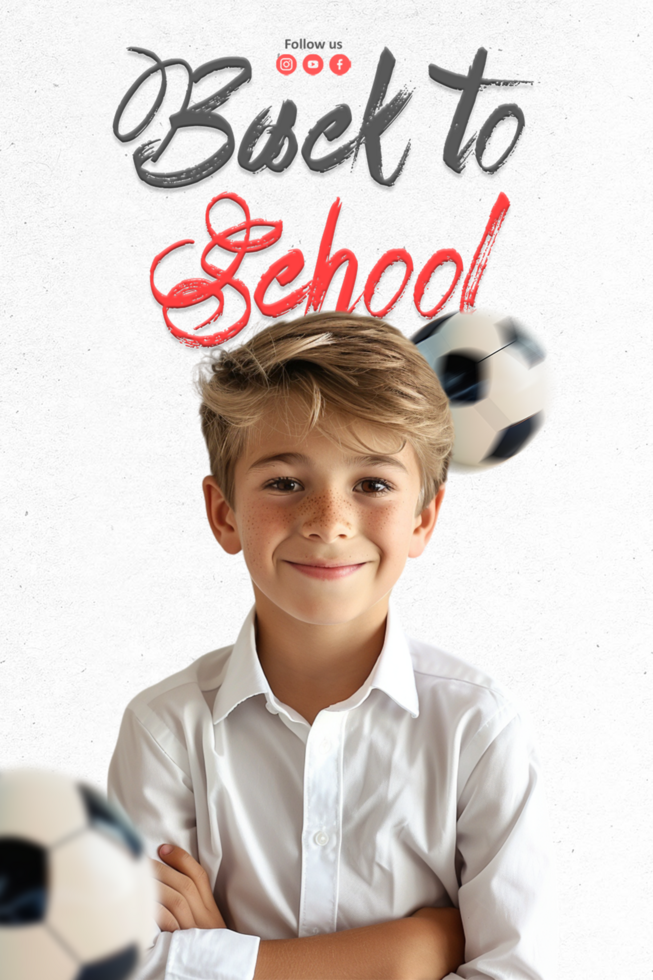 Back To School Flyer Template psd