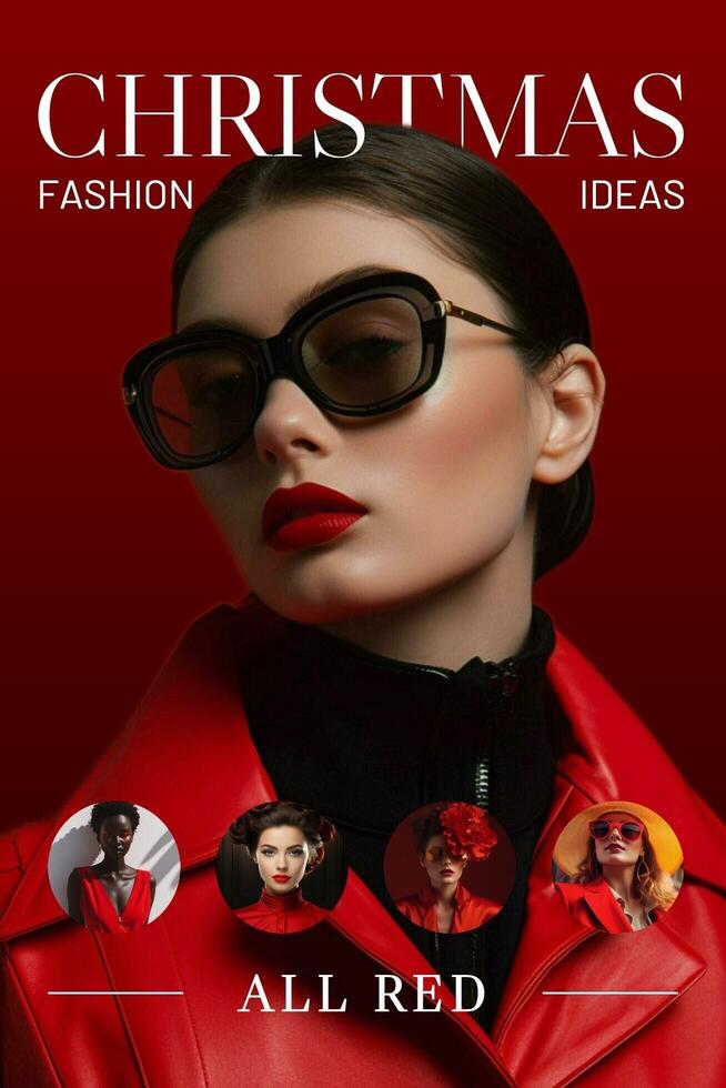 Christmas Fashion Idea Pinterest Pin Cover Template