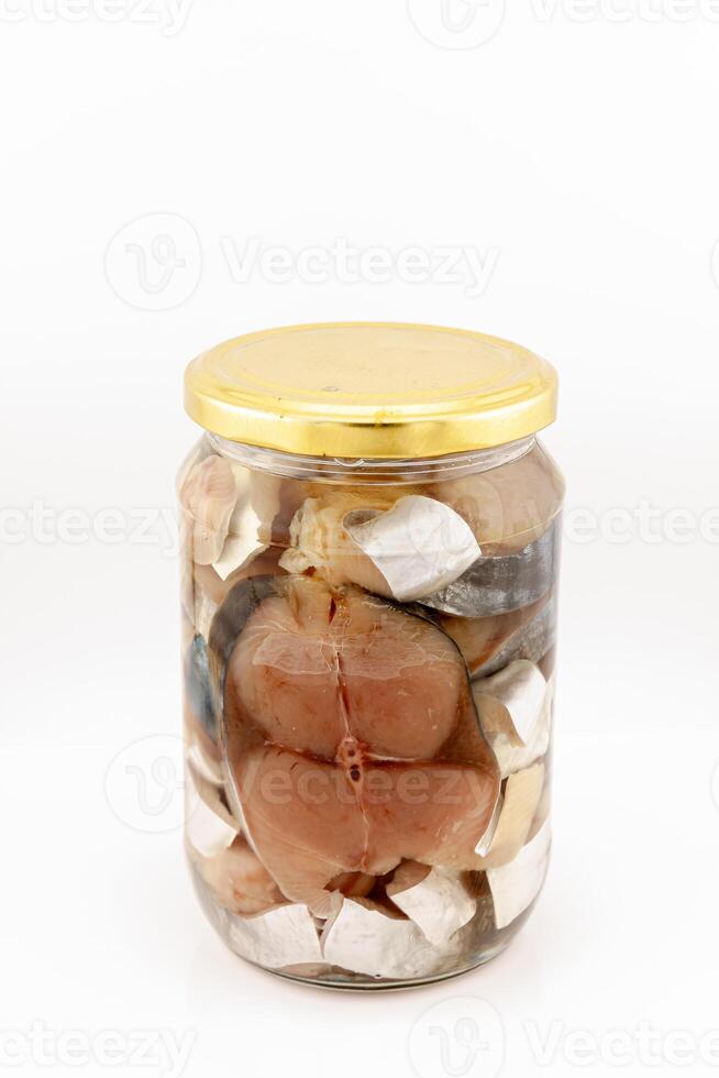 Salted bonito marinated in oil photo