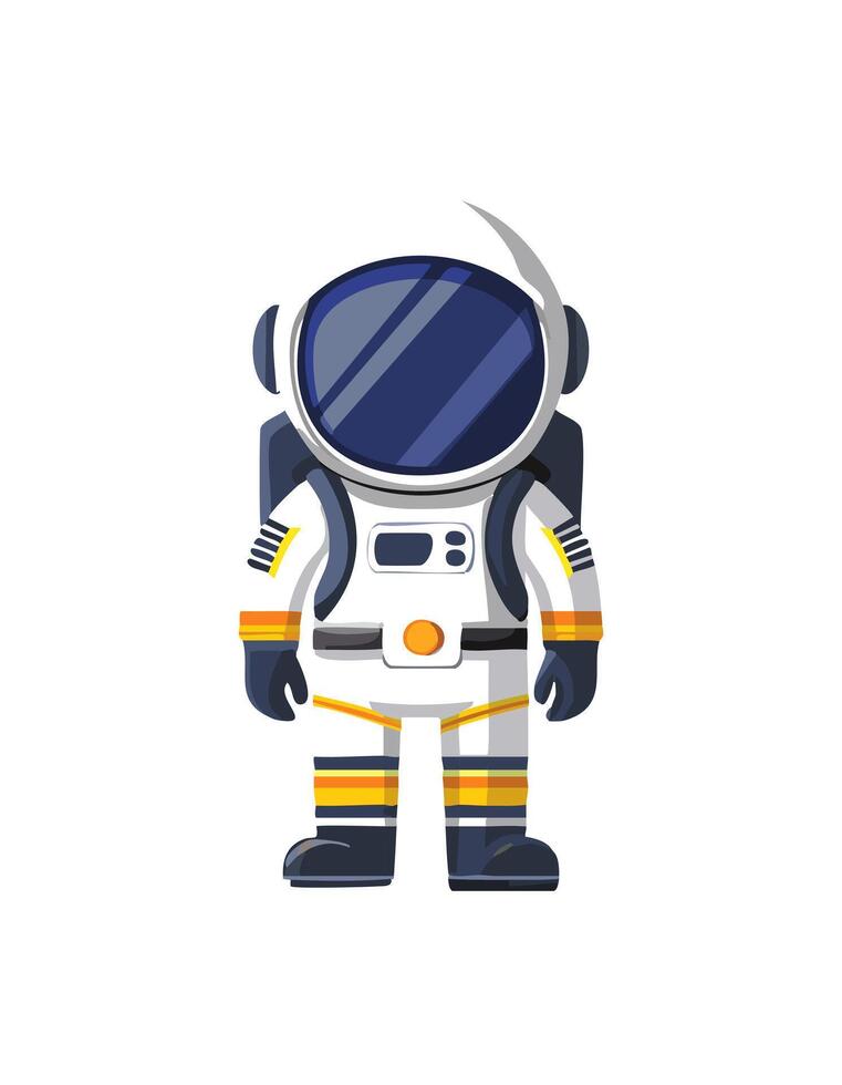 A character in a space suit vector
