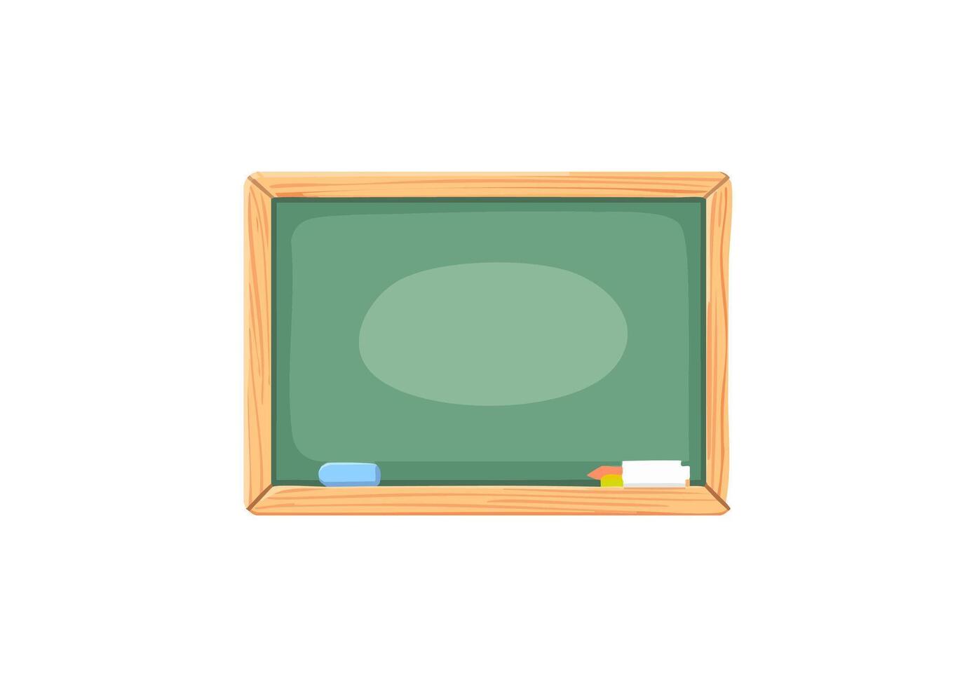 Pastel Chalkboard illustration white background vector