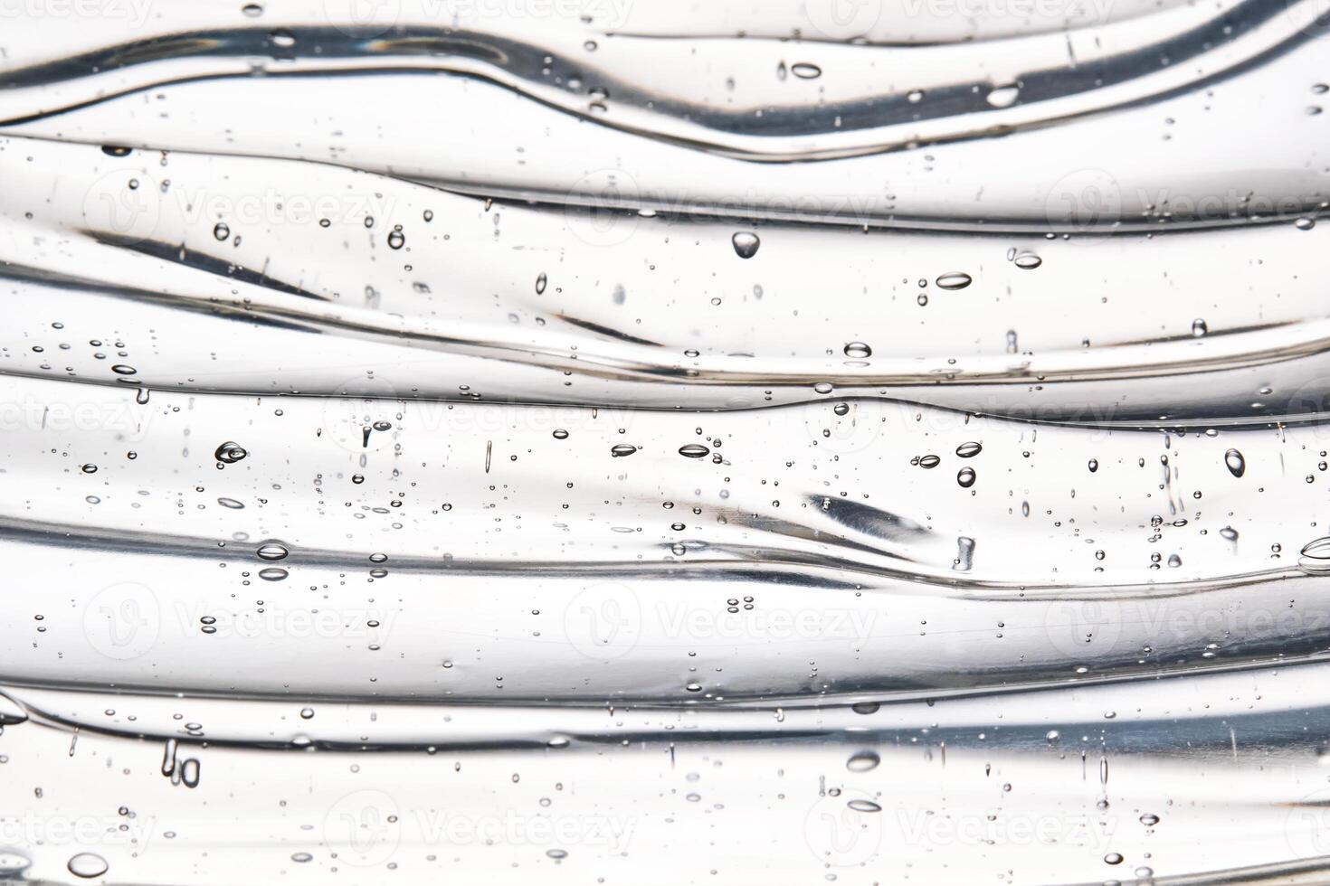 Texture of the hair gel or hyaluronic gel for the face. photo