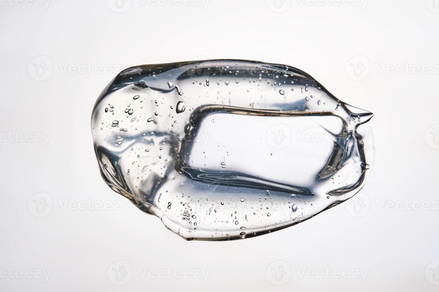 Texture of the hair gel or hyaluronic gel for the face. photo