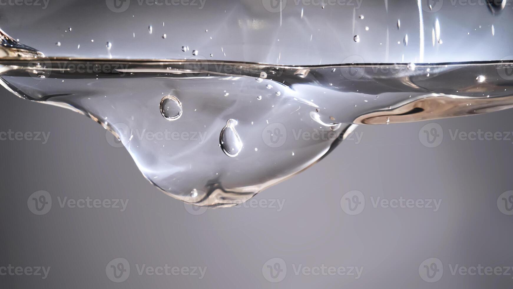 Texture of the hair gel or hyaluronic gel for the face. photo