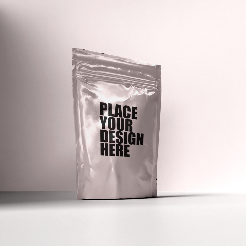 standing pouch right side view psd