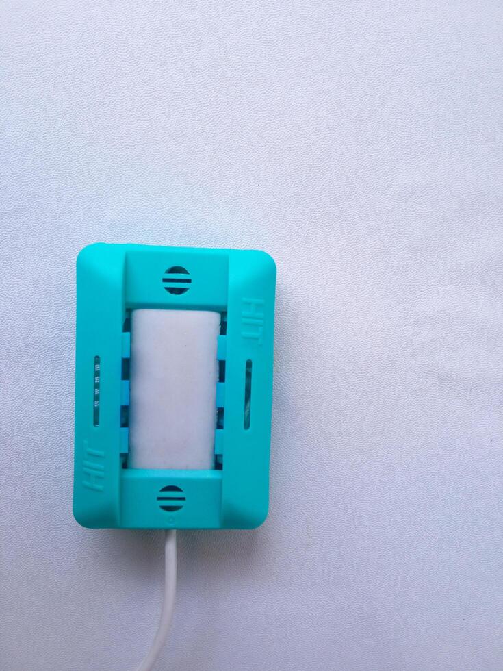 Surabaya, Indonesia - October 19, 2024 Hit magic. hit electric. mosquito repellent electric isolate on white photo