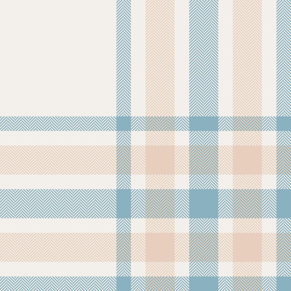 Plaid check pattern. Seamless fabric texture. Tartan textile print. vector