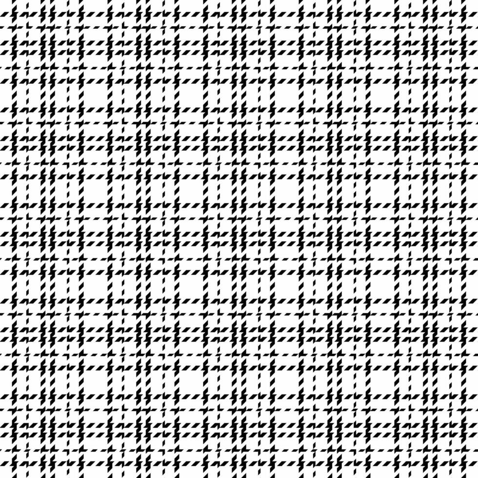 Single tartan texture plaid, uk background pattern check. Mens shirt fabric textile seamless in white and black colors. vector