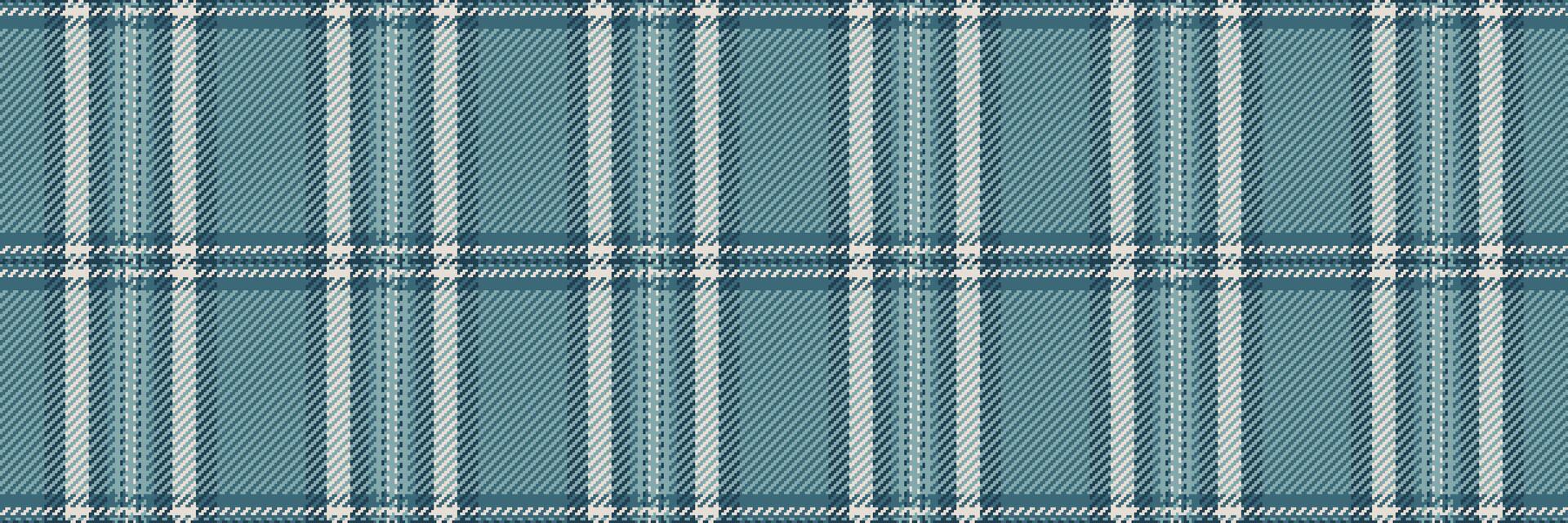 Pop textile seamless, decorating fabric texture check. Youth tartan plaid background pattern in cyan and pastel colors. vector