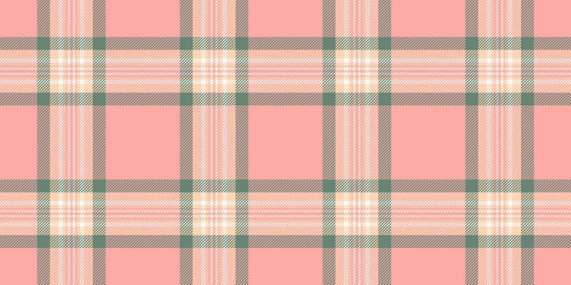 Gentleman check pattern background, lumberjack plaid texture. Customizable textile fabric tartan seamless in red and light colors. vector