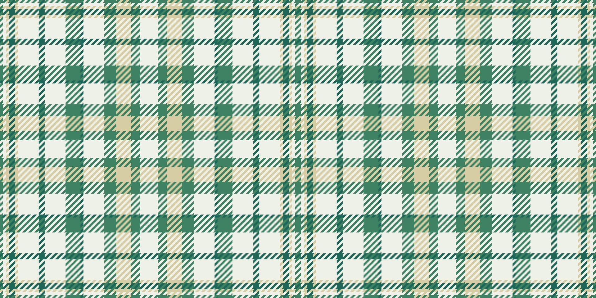 Infinity textile background, mockup plaid fabric tartan. Warp texture check pattern seamless in white and mint colors. vector