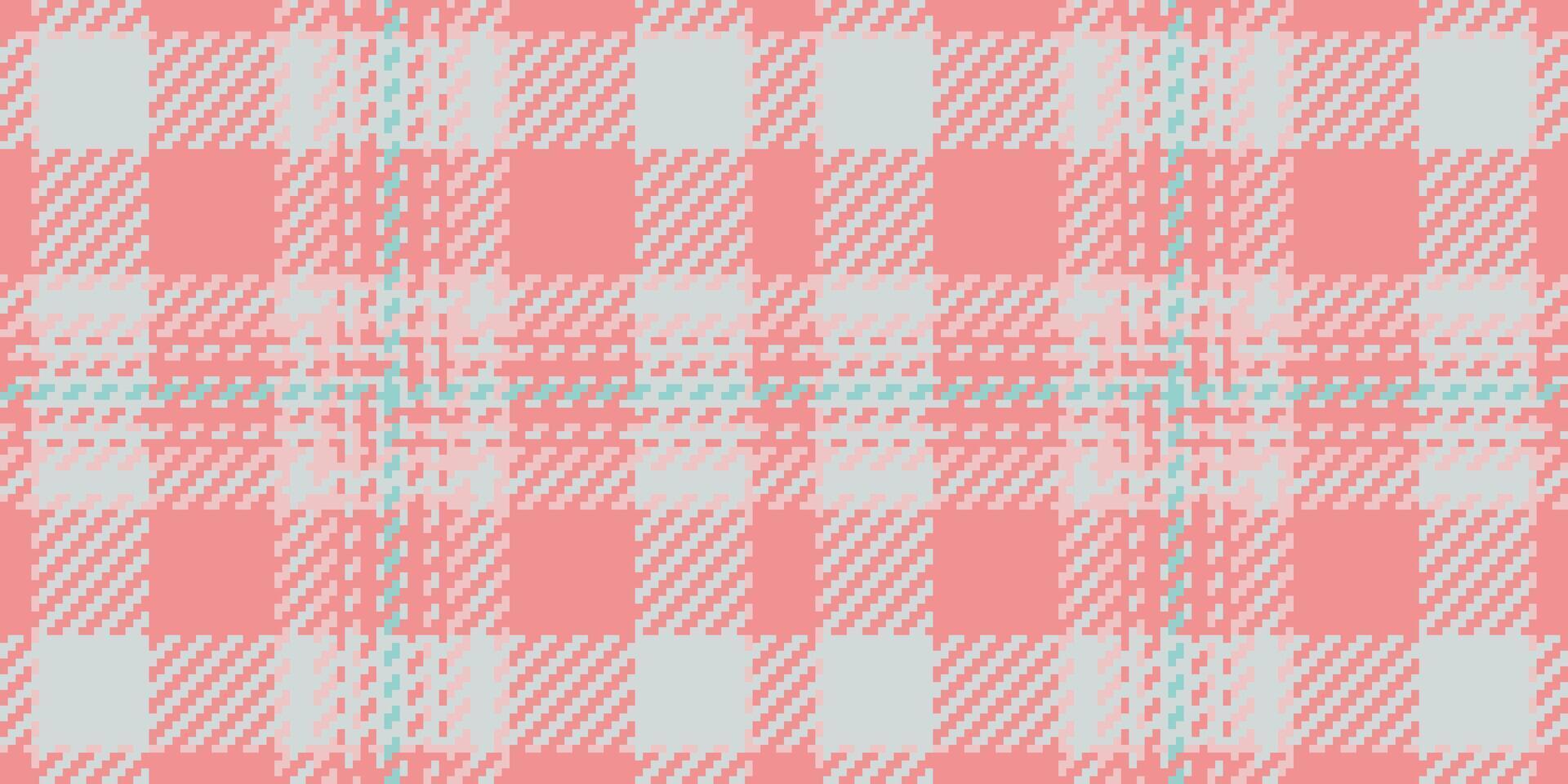 Chic pattern background tartan, sexy fabric texture. Vogue plaid seamless textile check in red and white colors. vector