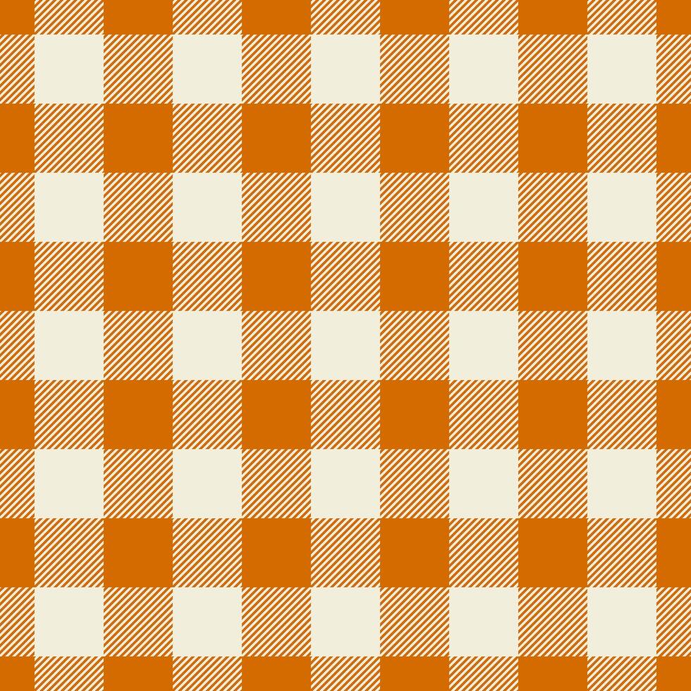 Customize pattern tartan fabric, illustration background textile. Discount seamless texture check plaid in orange and light colors. vector