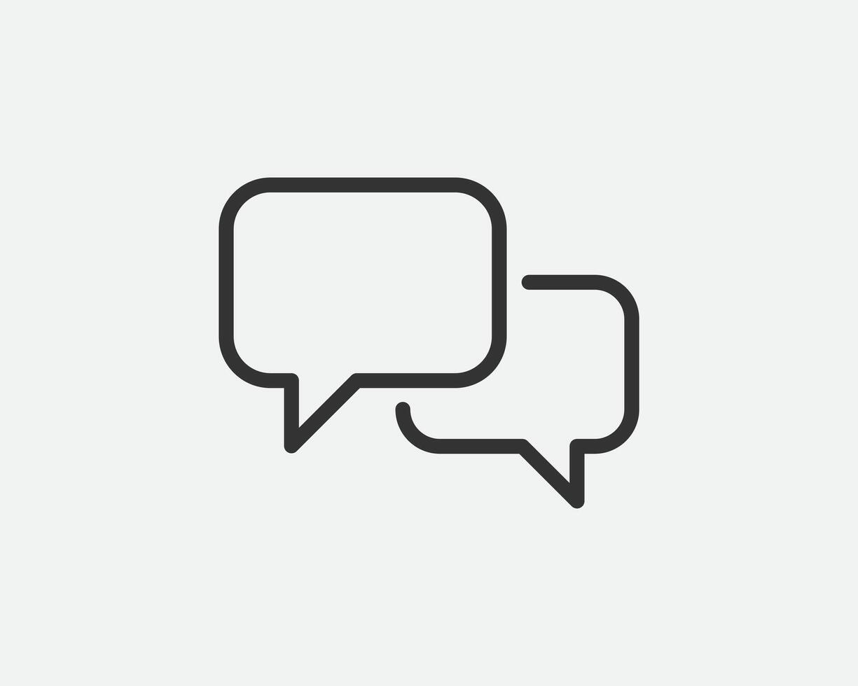 Talk bubble speech icon. Blank empty bubbles design elements. Chat on line symbol template. Dialogue balloon sticker silhouette. vector