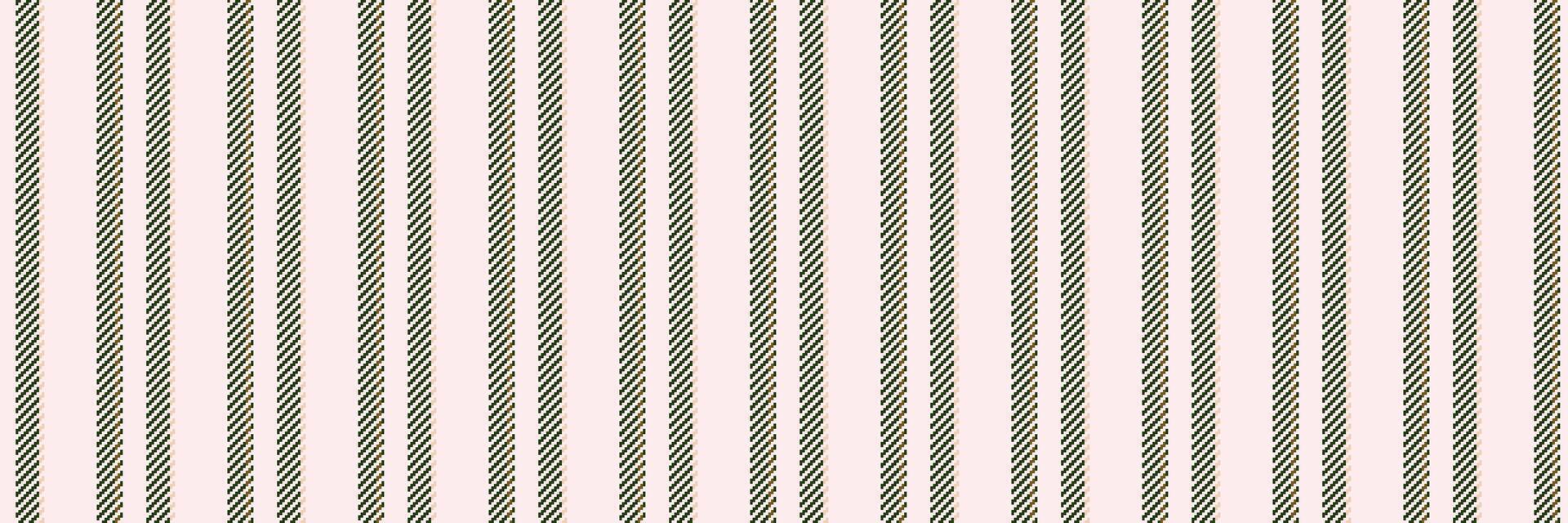 Horizontal textile stripe vertical, pastel background pattern texture. Wide fabric seamless lines in white and dark colors. vector