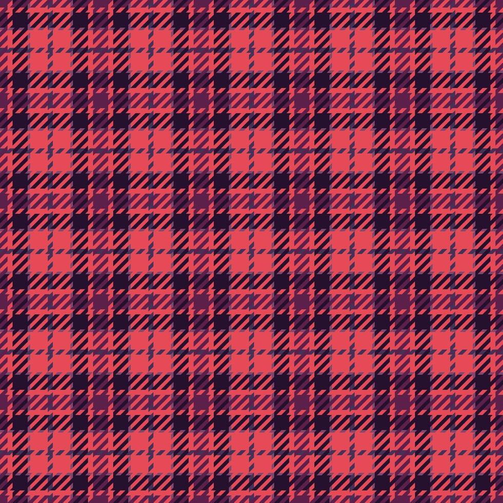 Artistic texture fabric seamless, seasonal textile check plaid. Full pattern background tartan in red and pink colors. vector