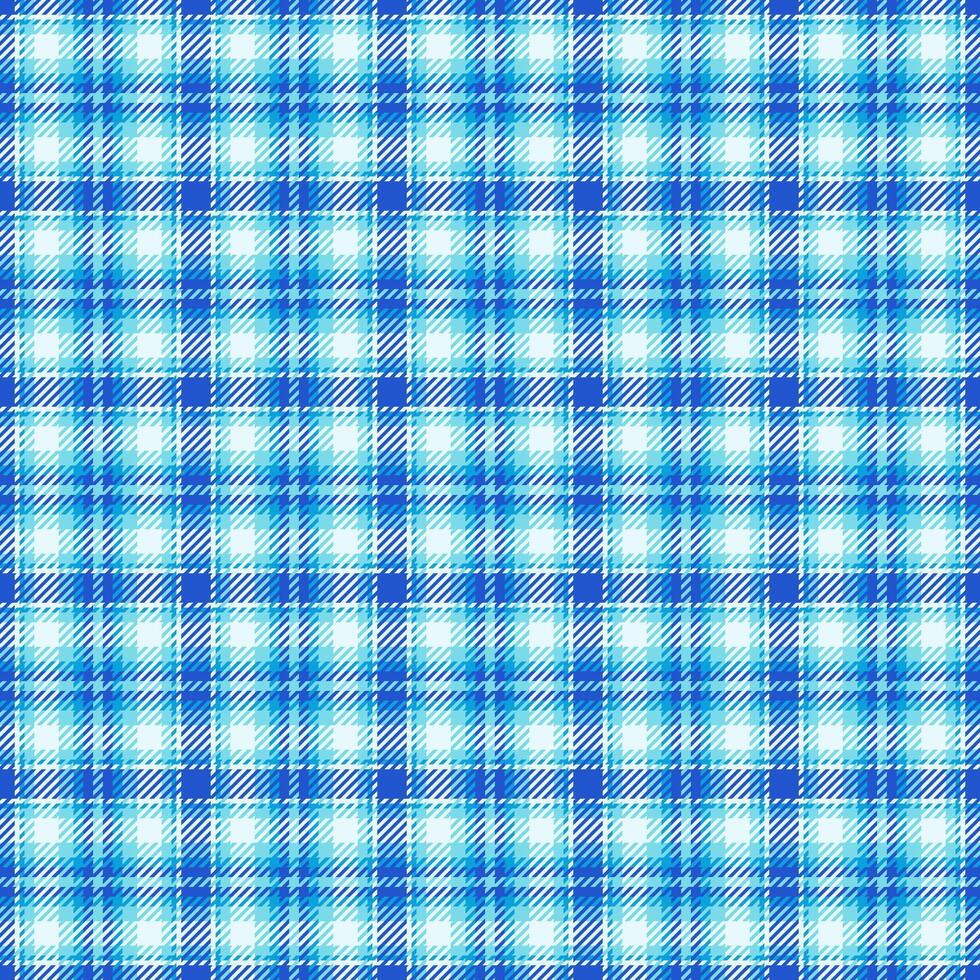 Post check background seamless, comfortable plaid tartan . Mosaic textile pattern texture fabric in cyan and light colors. vector