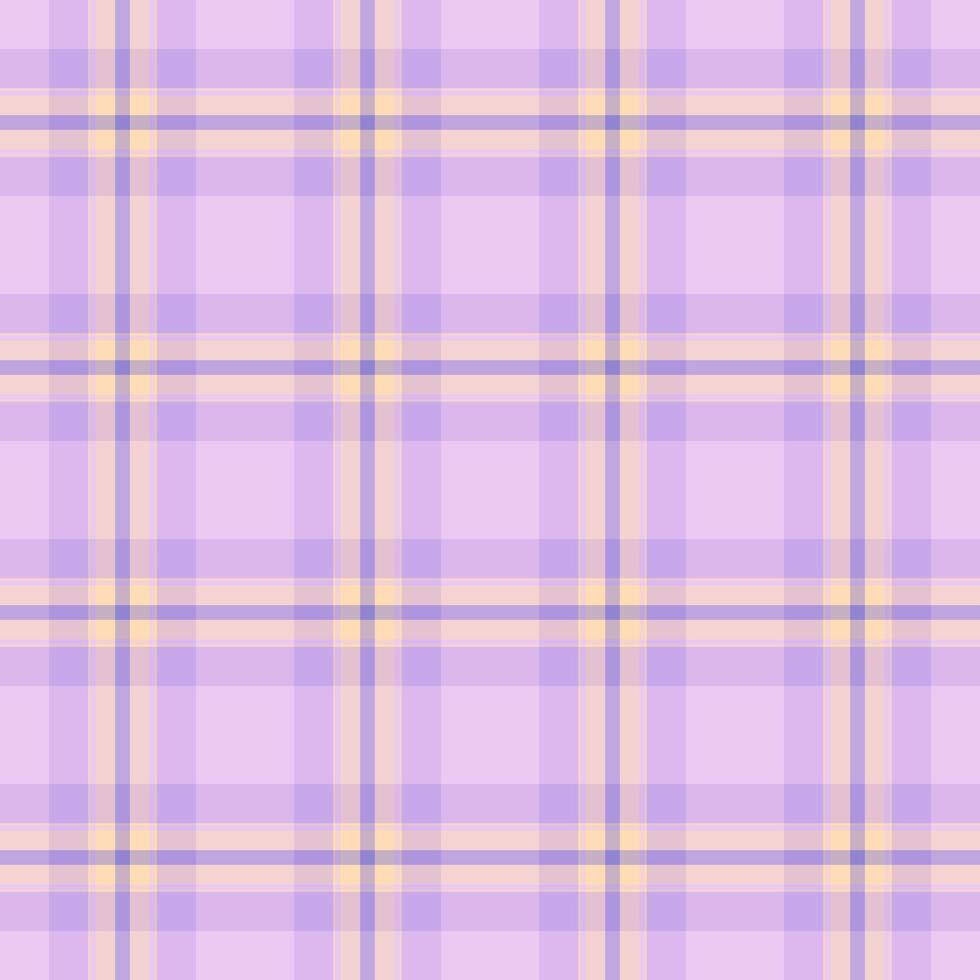 Texture check plaid of background pattern fabric with a tartan seamless textile . vector