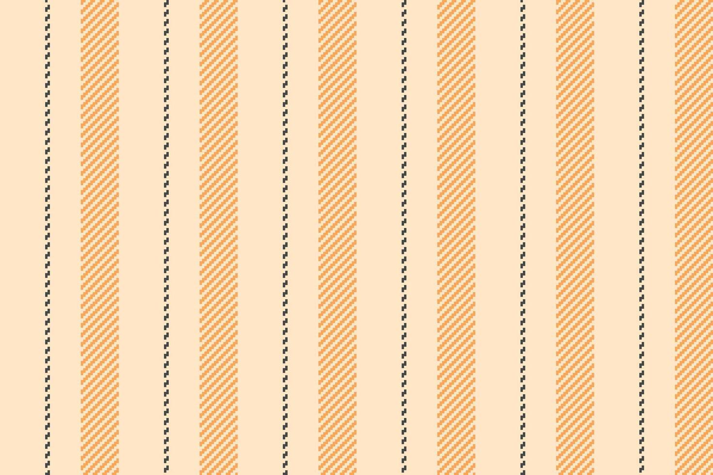 Tluffy fabric background textile, multicoloured texture lines seamless. Fribal pattern stripe vertical in bisque and orange colors. vector