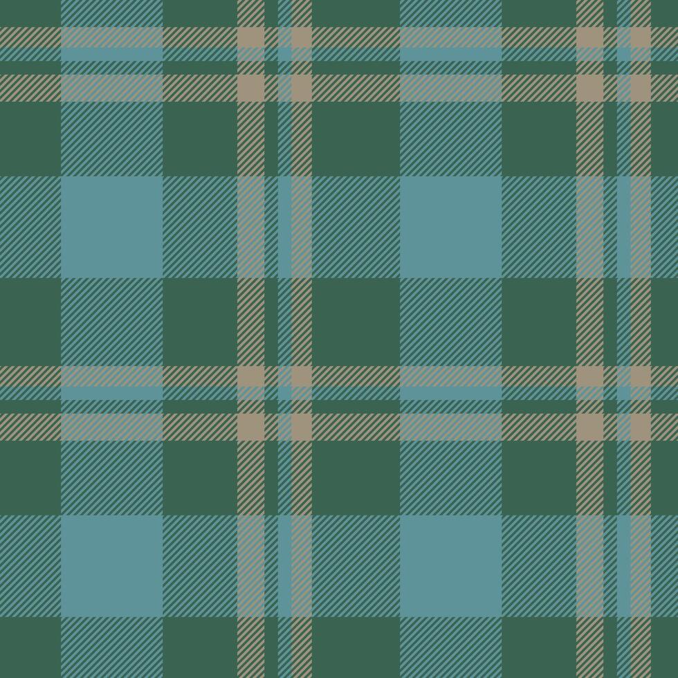Holiday pattern textile background, blue plaid seamless texture. Variety tartan fabric check in mint and cyan colors. vector