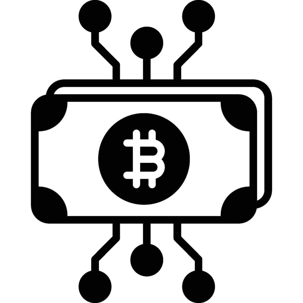 Bitcoin Cash illustration with isolated background vector