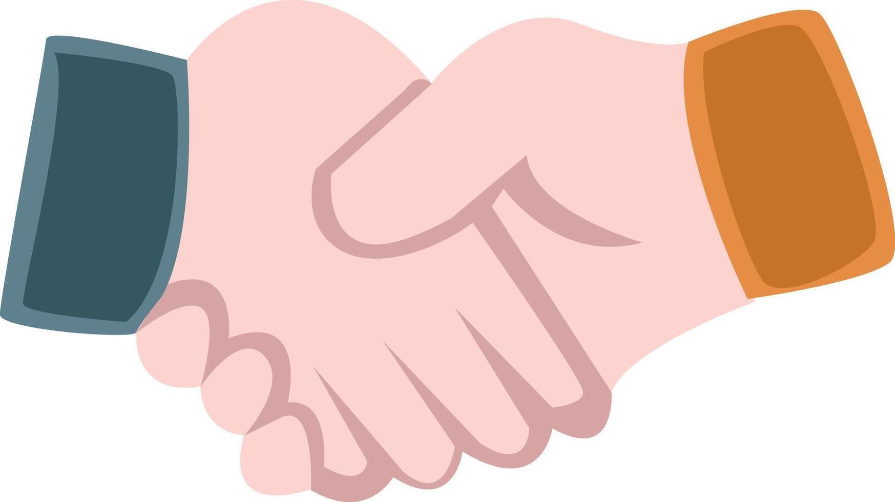 Business Handshake Agreement Illustration Design vector