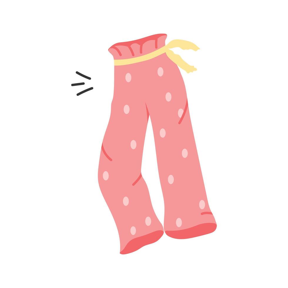 Ready to use hand drawn icon of palazzo trousers vector
