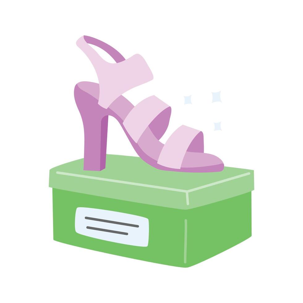 Get this amazing icon of sandal in modern style vector