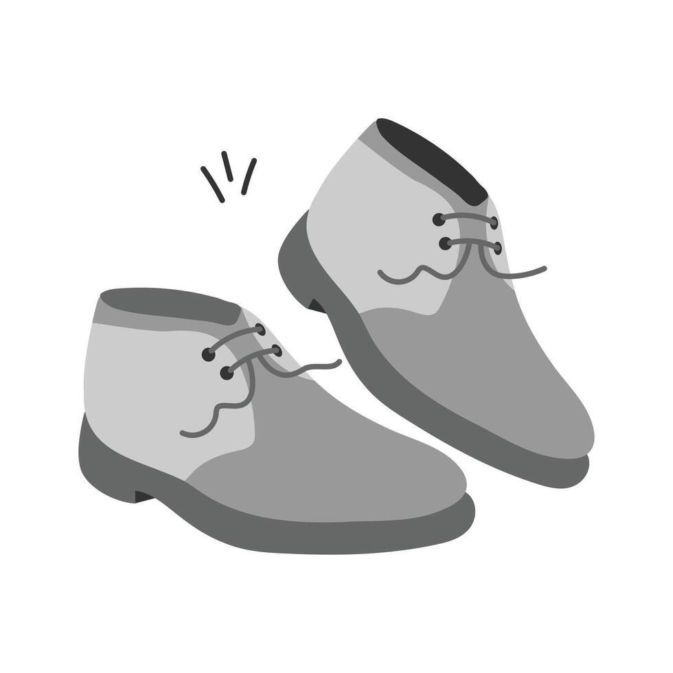 Comfortable and stylish boots icon design in modern style vector