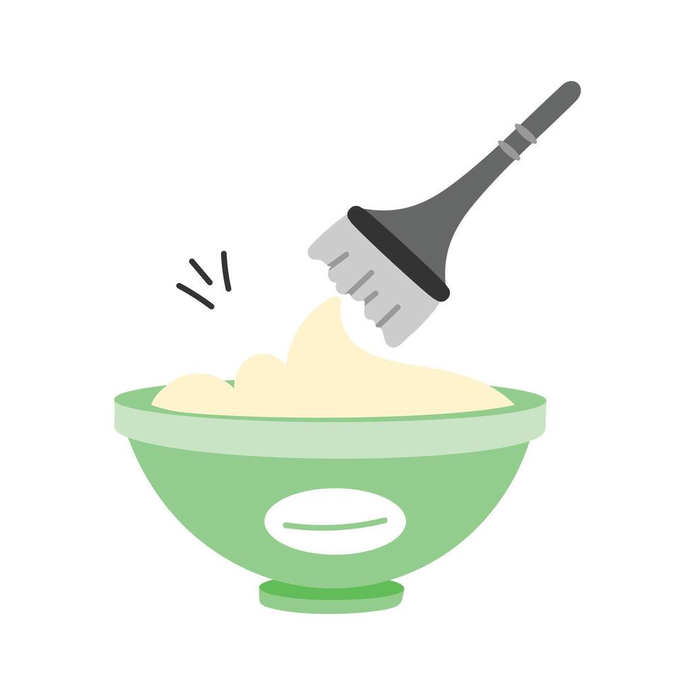 Get this amazing icon of hair color in trendy style vector