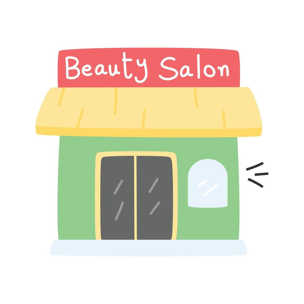An amazing icon of beauty of salon in modern style vector