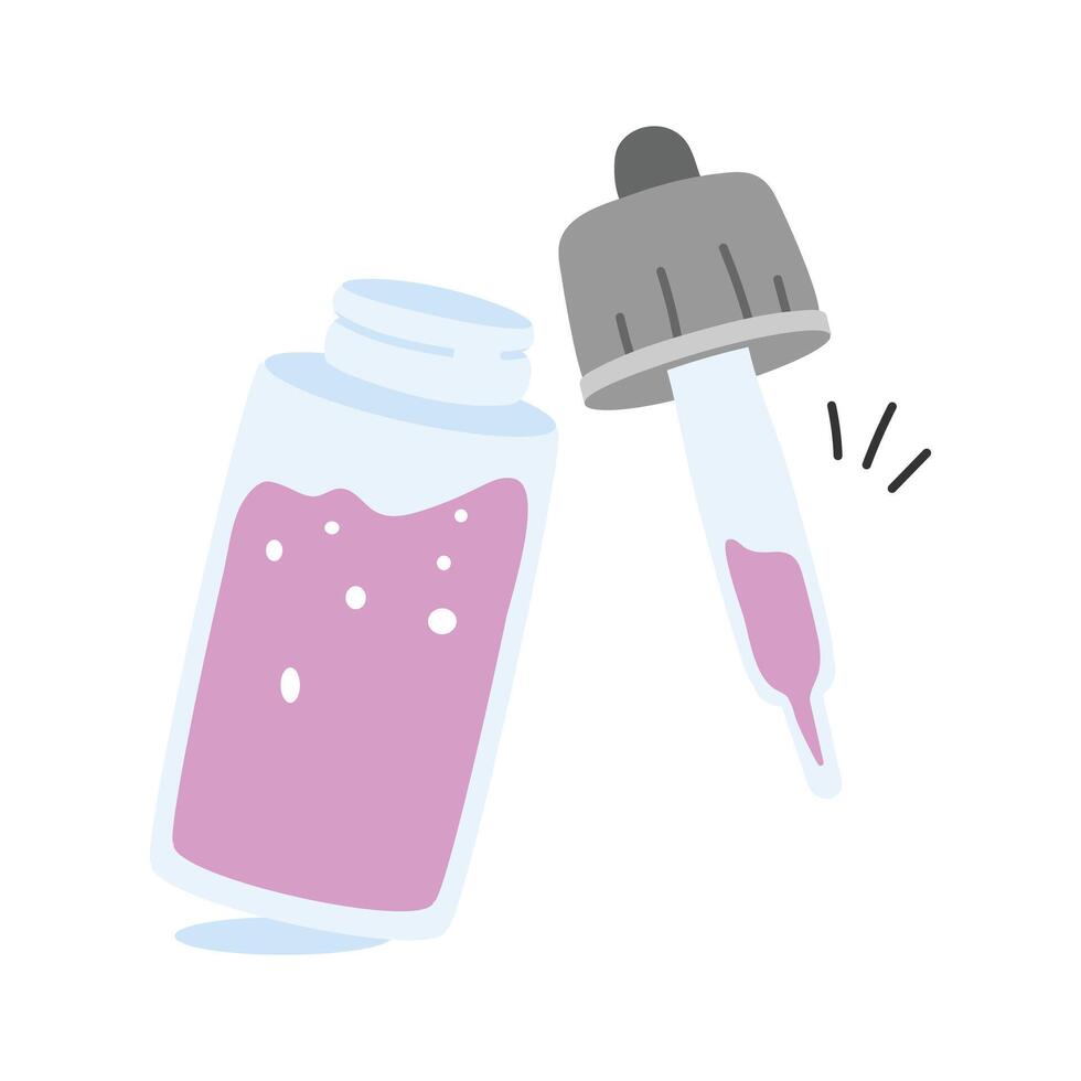 Get a glimpse at this amazing icon of serum in trendy style vector