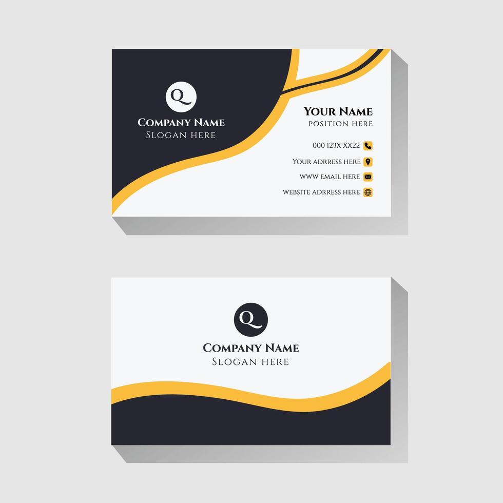 business card design vector