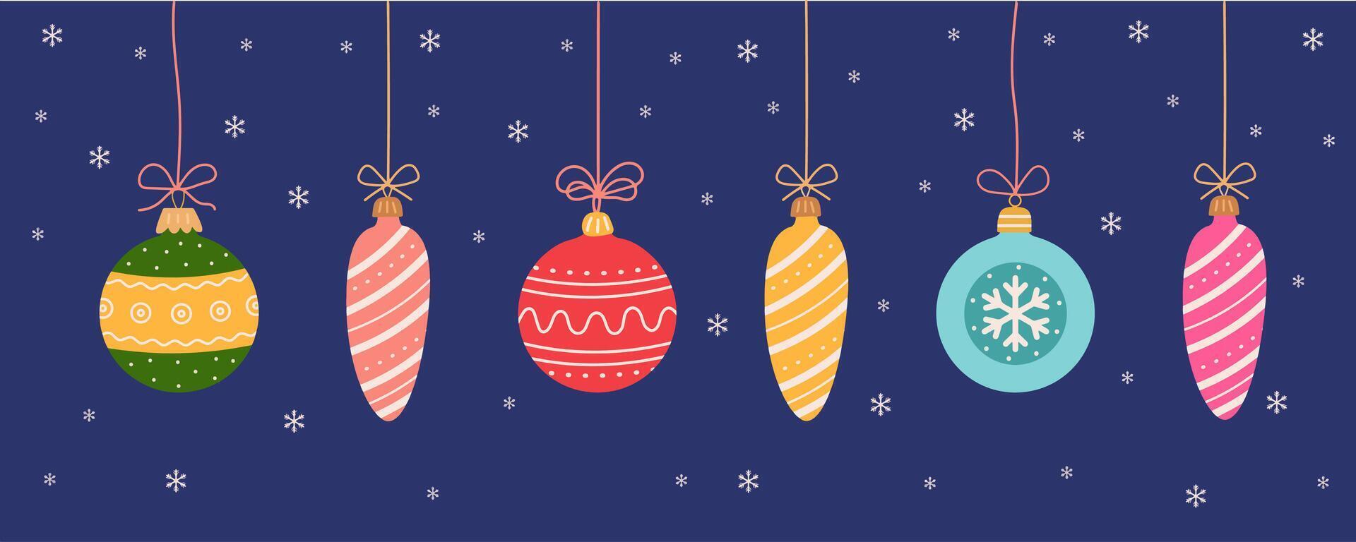 Merry Christmas and Happy New Year backgrounds, website banner, social media banner, marketing material. vector