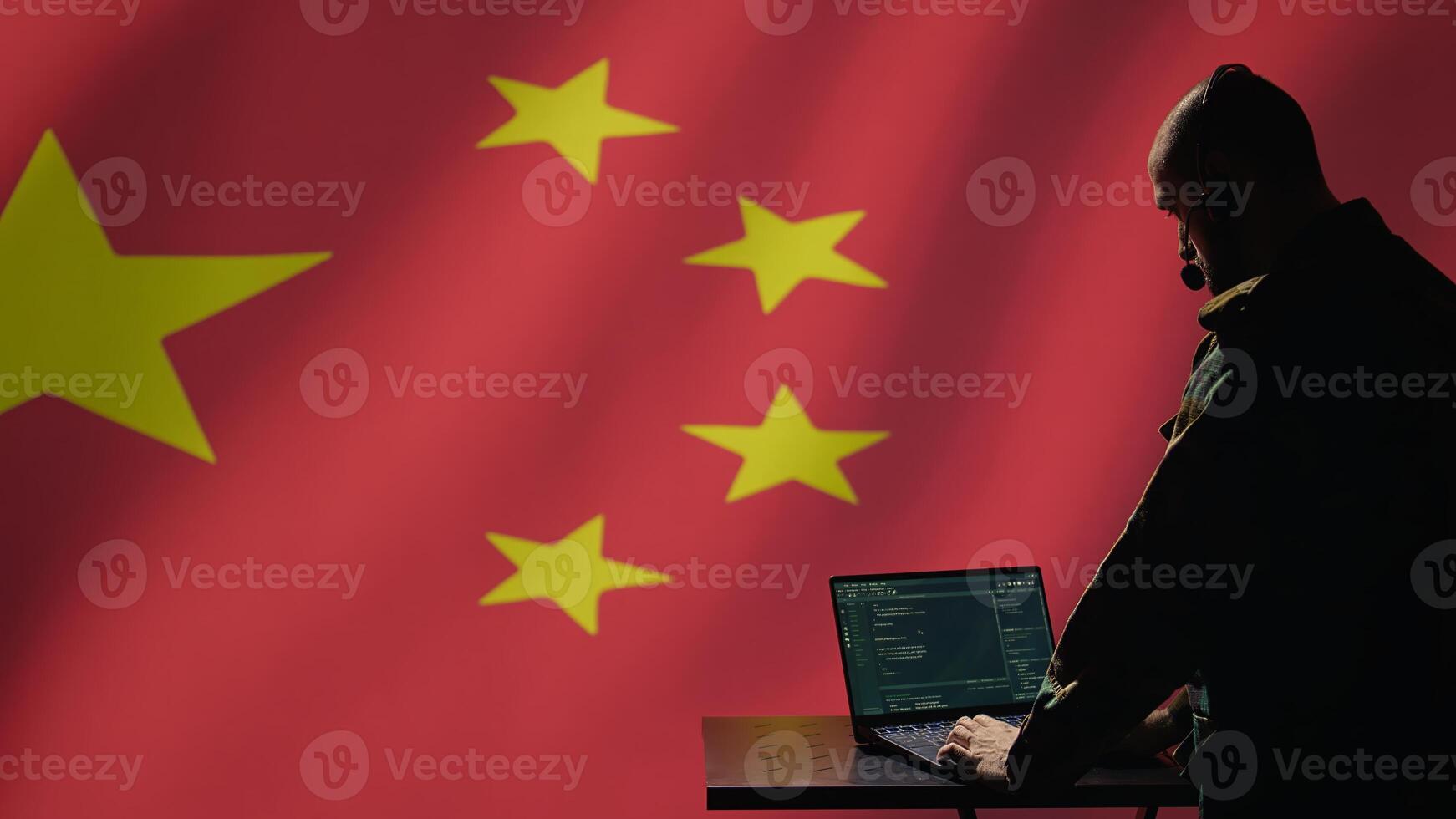 Chinese operative develops program able to deploy bots on social networks, smearing political opponents. CCP agent engages in cognitive warfare using software enabling troll accounts, camera B photo