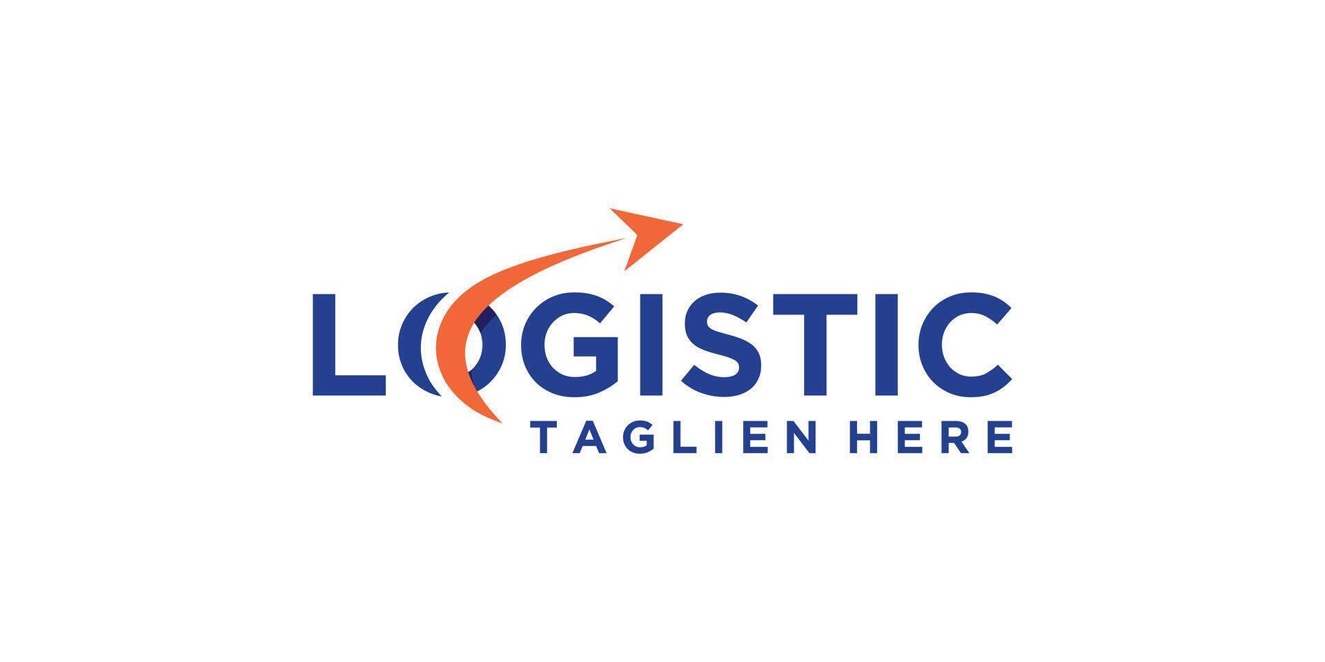 logo design word mark,logistics,shipping,arrow,delivery,logo design ,icon,symbol,idea,creative. vector