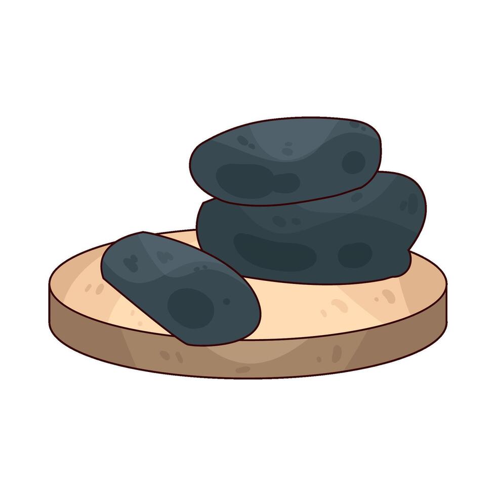 Illustration of sauna stone vector