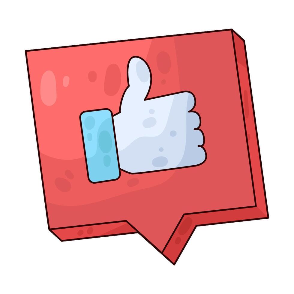 Illustration of like vector