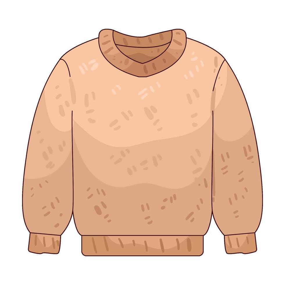 Illustration of sweater vector