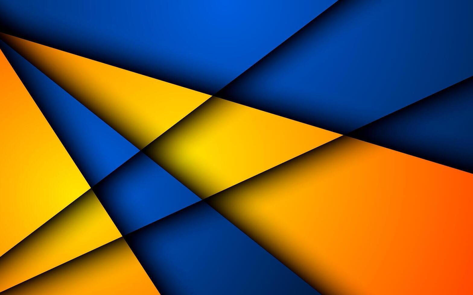 Abstract trendy geometric futuristic overlapping background vector