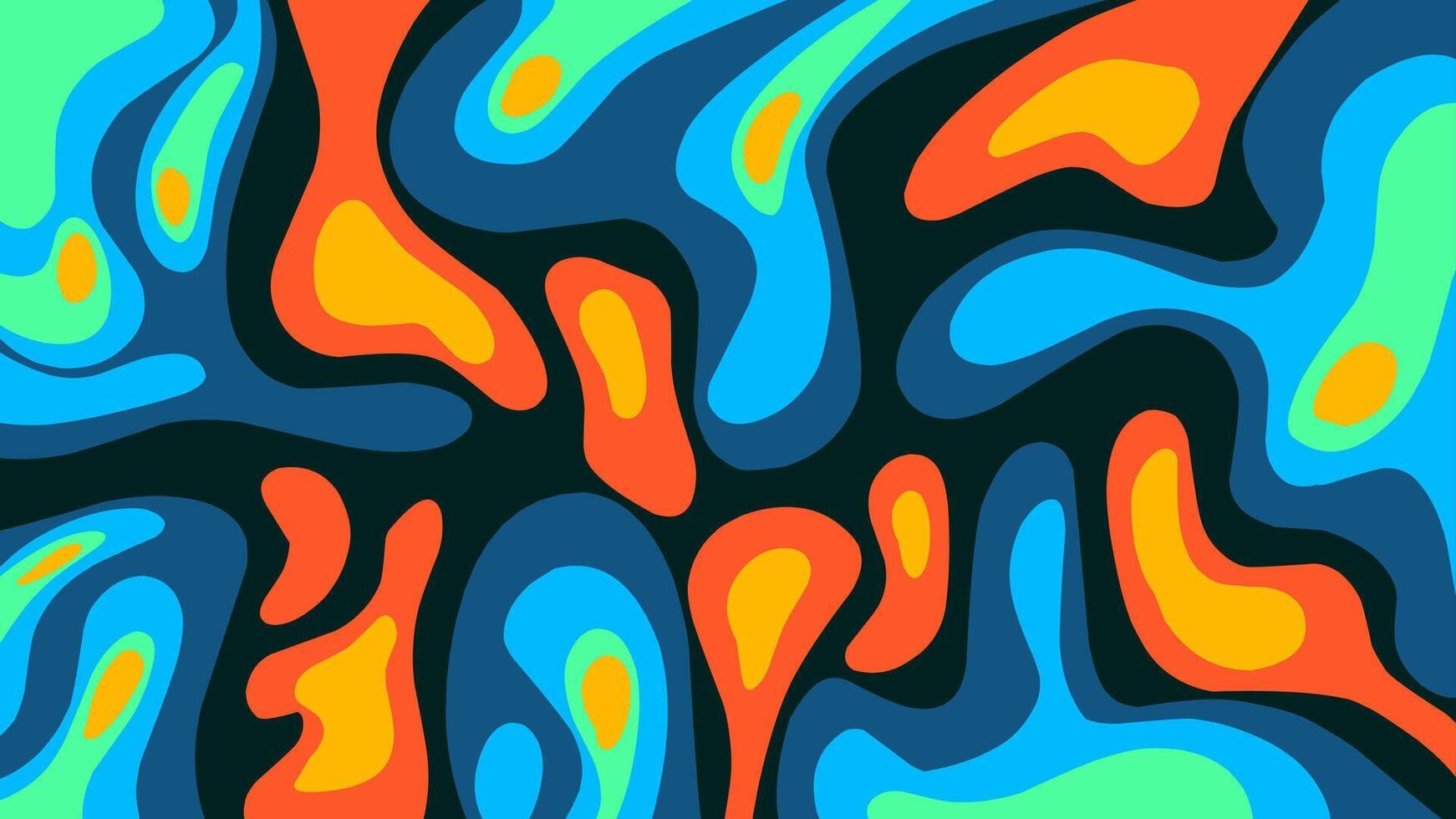 Biomorphism background illustration for abstract decoration vector