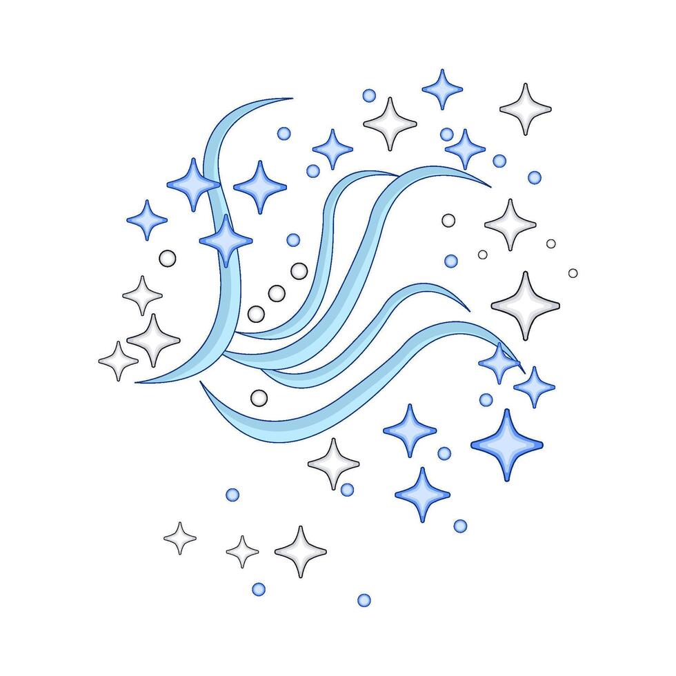 illustration of sparkle vector