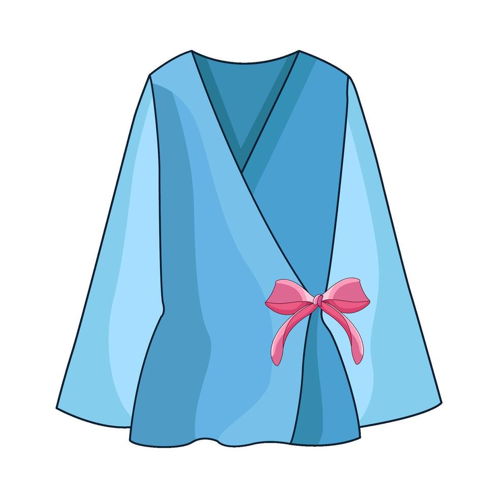 illustration of blouse vector