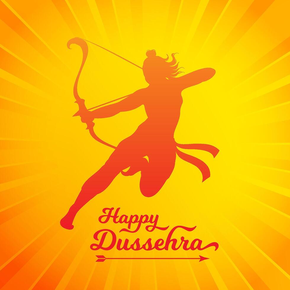 Happy dussehra dussehra wishes vector