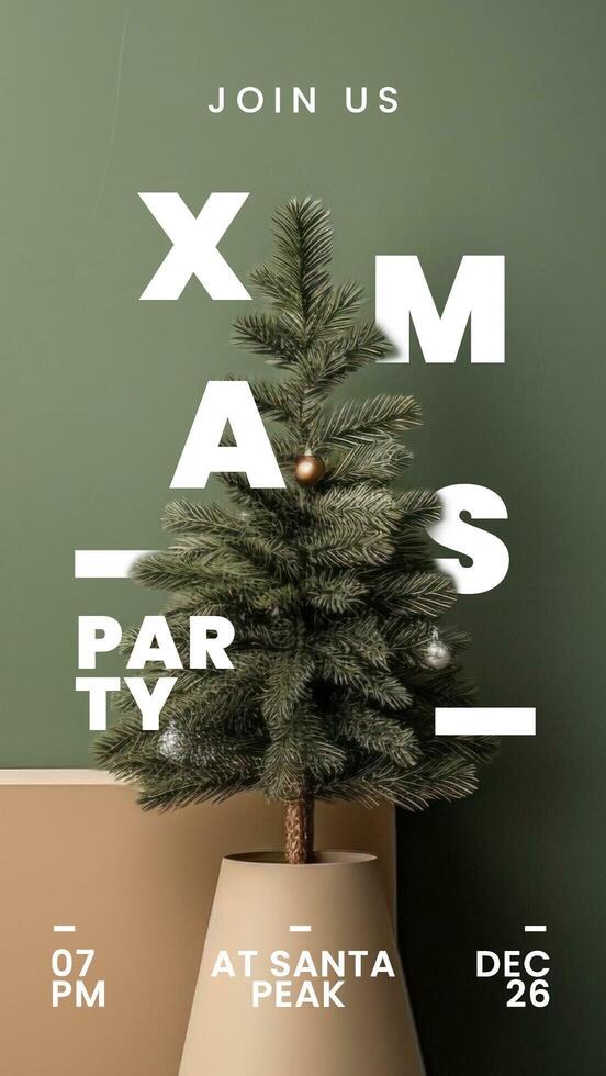 Christmas Invitation Event Party Instagram Story Template