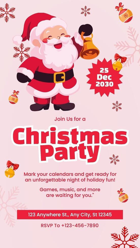 IG Story - Christmas Event Party Invitation template