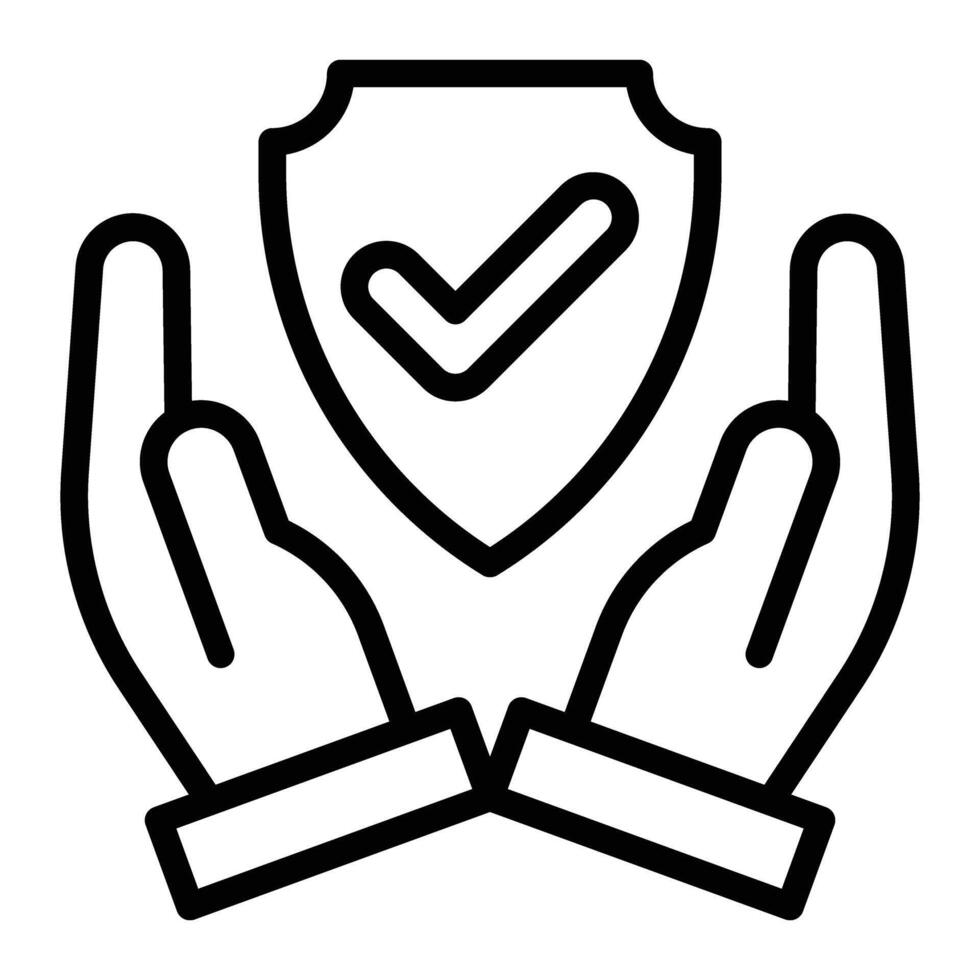 Protection Icon Design vector